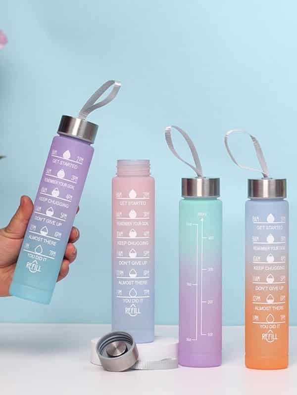 Motivational Jumbo Sipper Bottle Set with Stickers
