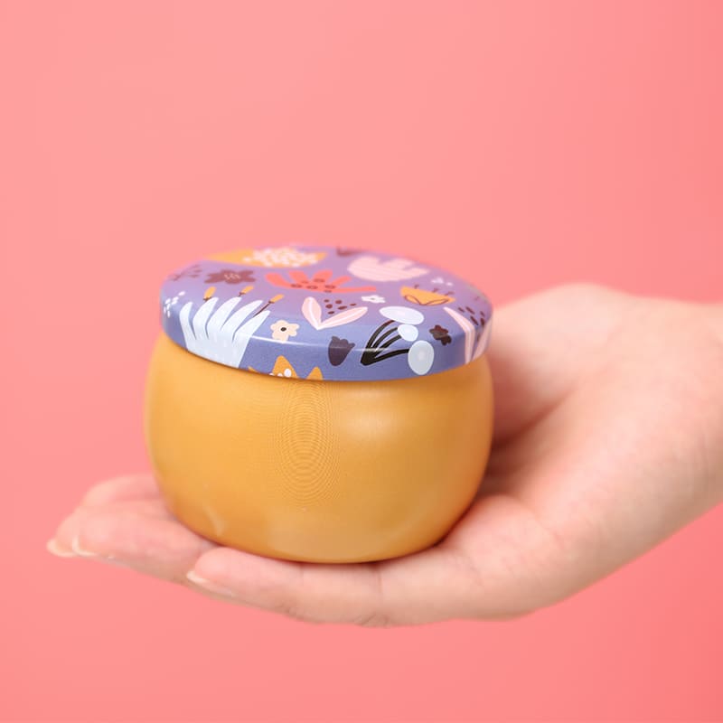 Floral Storage Tin Box