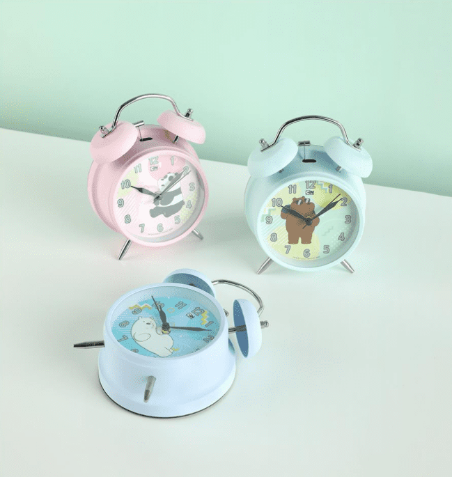 Bare Bear Alarm Clock