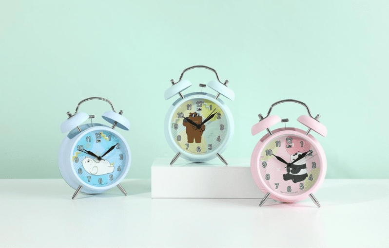 Bare Bear Alarm Clock