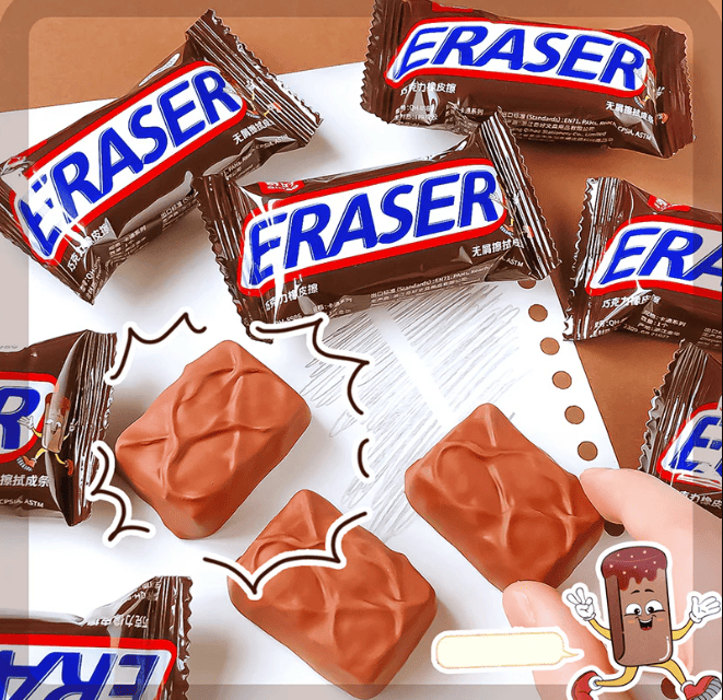 Snickers Chocolate Eraser