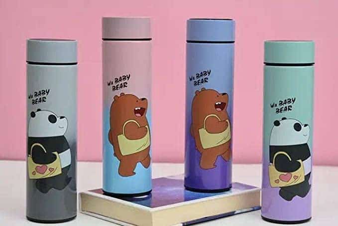 Cute Ombre We Bare Bear Bottle