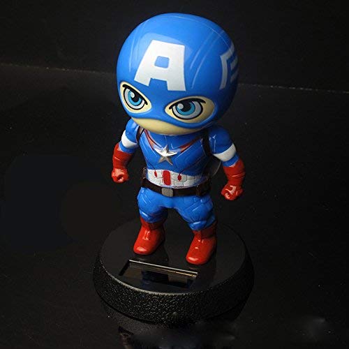 Captain America Solar Powered Bobblehead