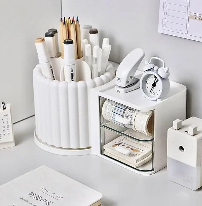 Multipurpose Desk Organizer with Drawers