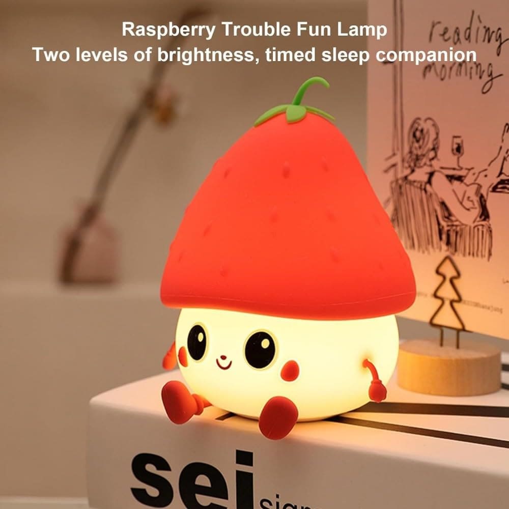 Cute Strawberry Lamp