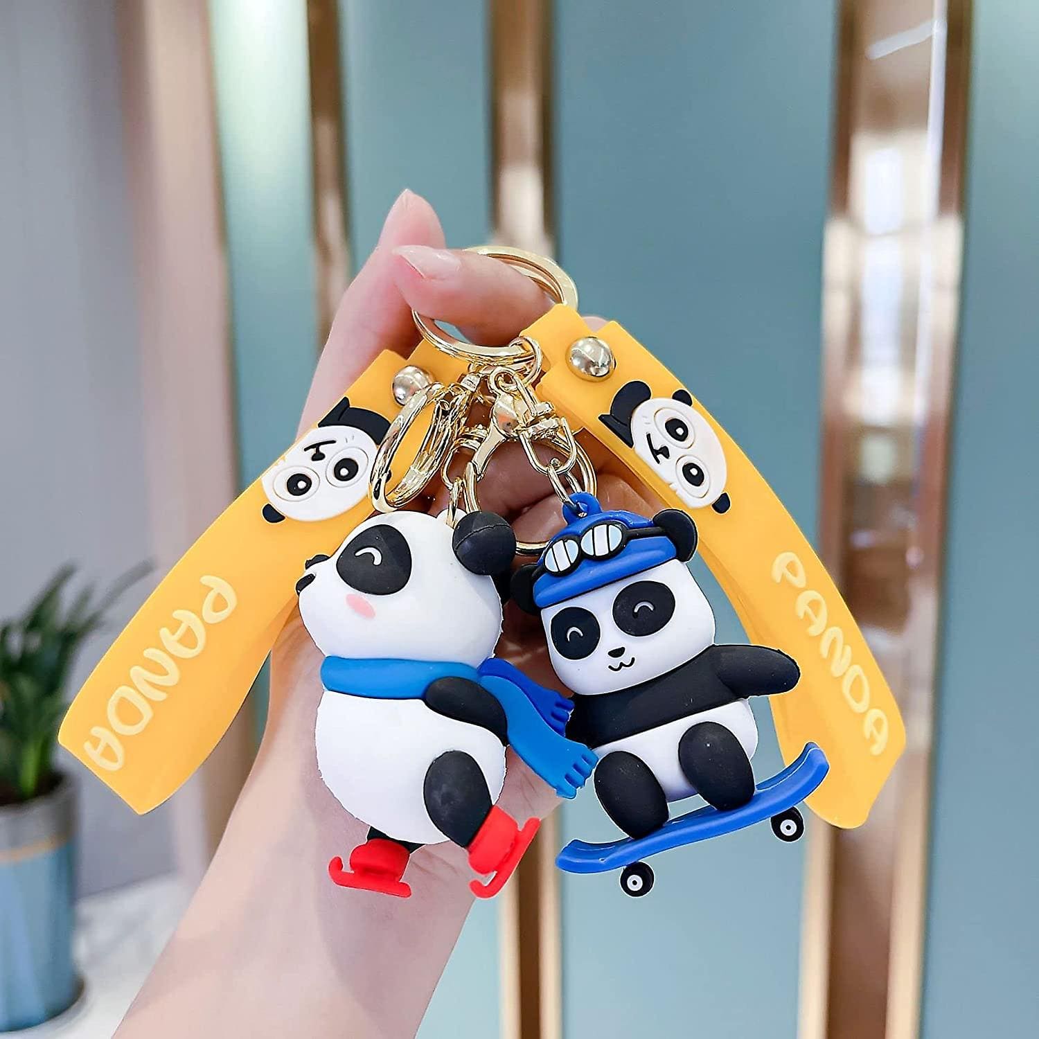 Cute Panda Keychain