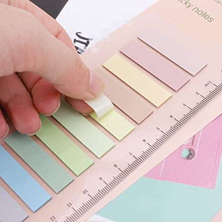 Pastel Index Sticky Notes