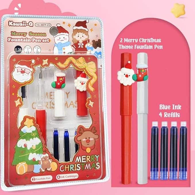 Christmas Fountain Pen Set