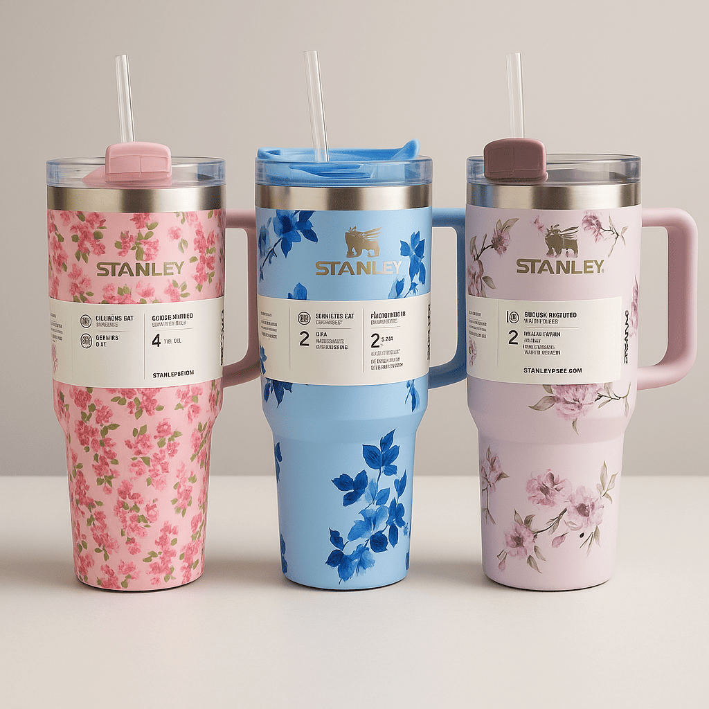 Floral Stanley 40 Oz