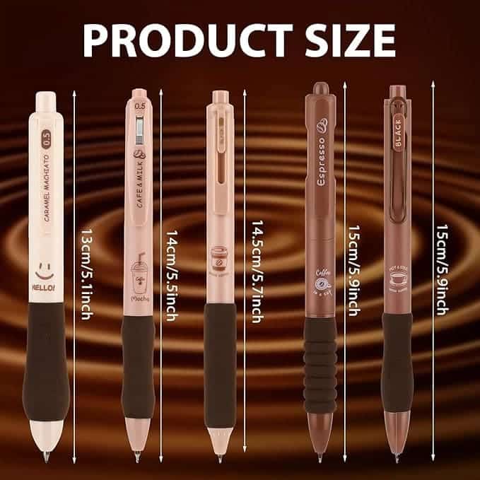 Coffee Theme Kawaii Pen Set