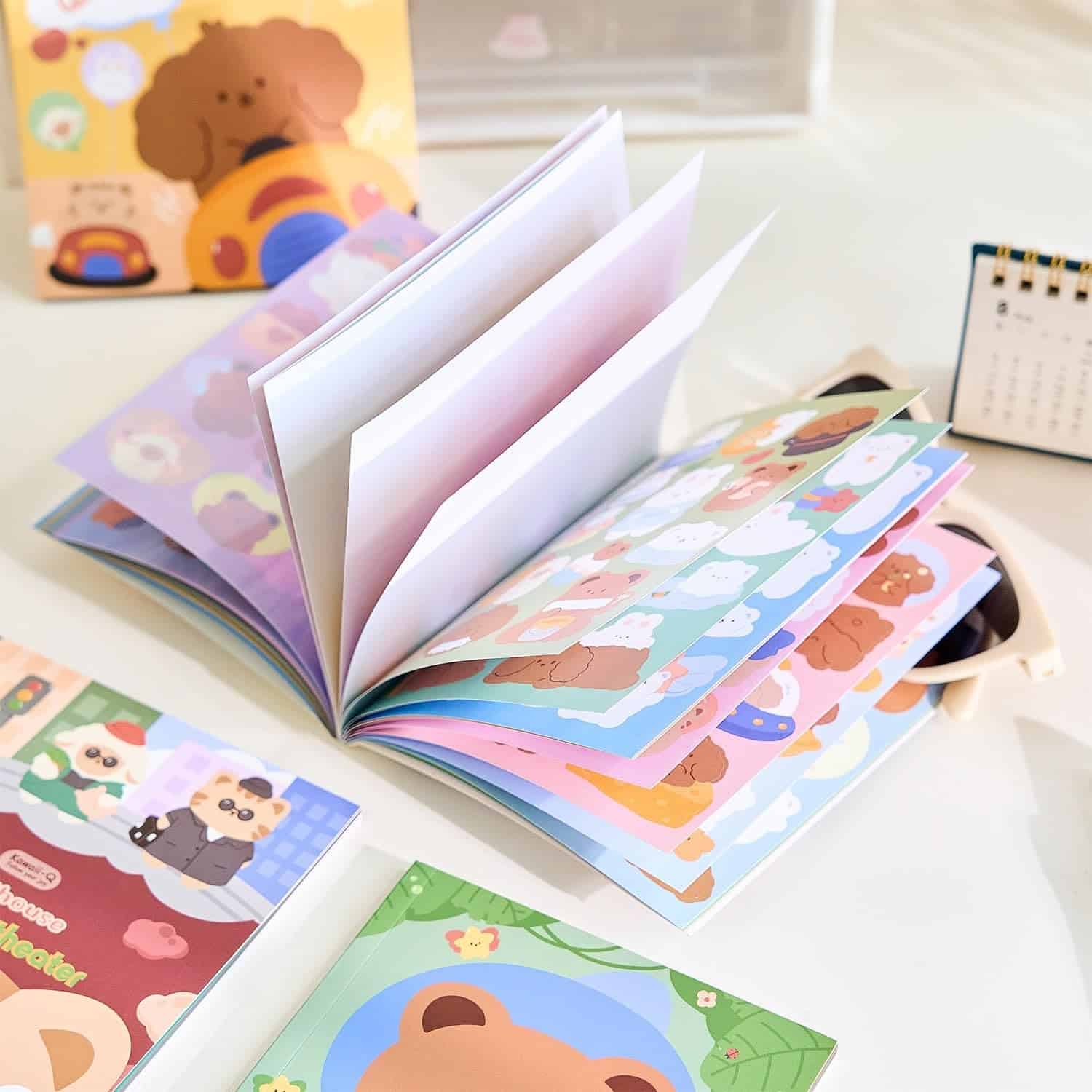 Kawaii Bear Sticker Book