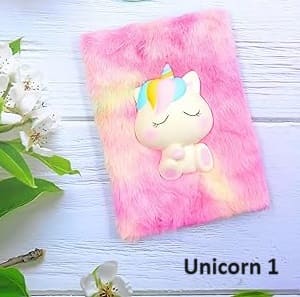 Cute Squishy Fur Notebook