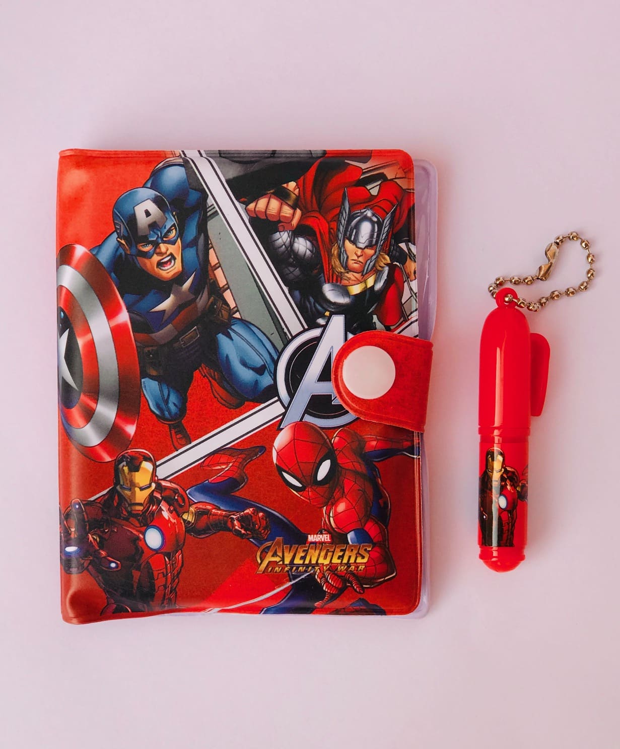 Superhero Mini Notebook with Pen