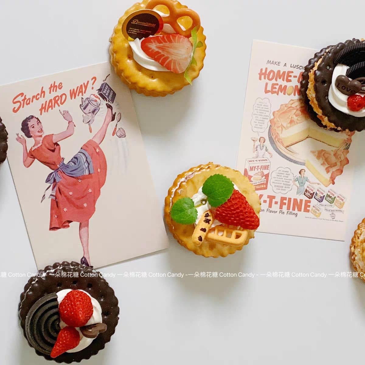 Dessert Tart Fridge Magnet (1 Pc)