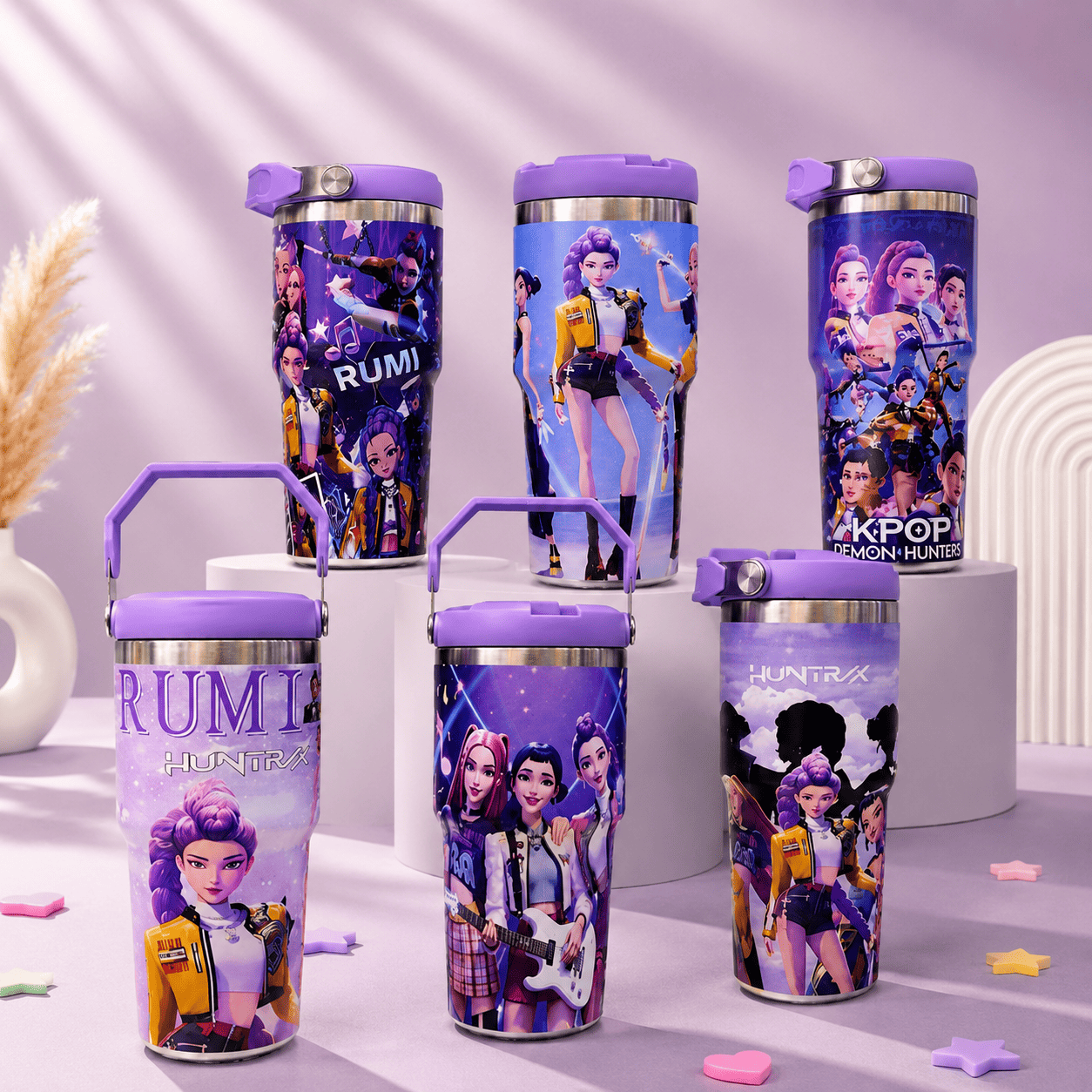 K-Pop Demon Hunters Tumbler Bottle - 600 ml