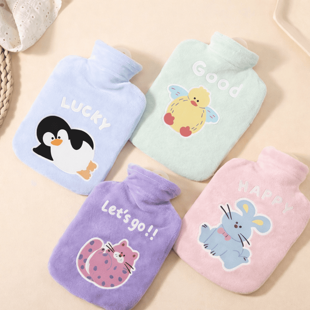 Cute Plush Hot Water Bags – Soft, Cozy & Pain Relief Essential 💖