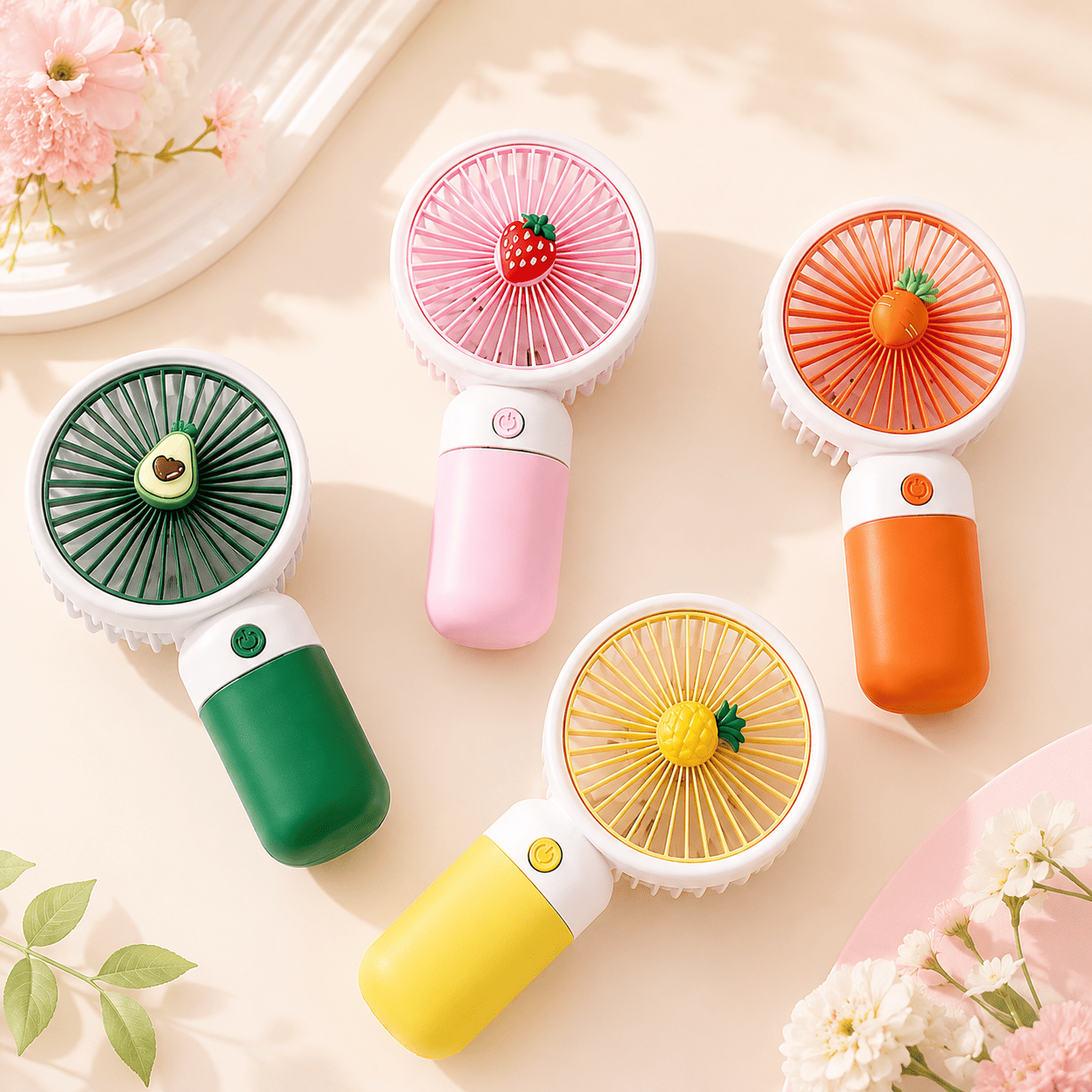 Cute USB Rechargeable Hand Fan