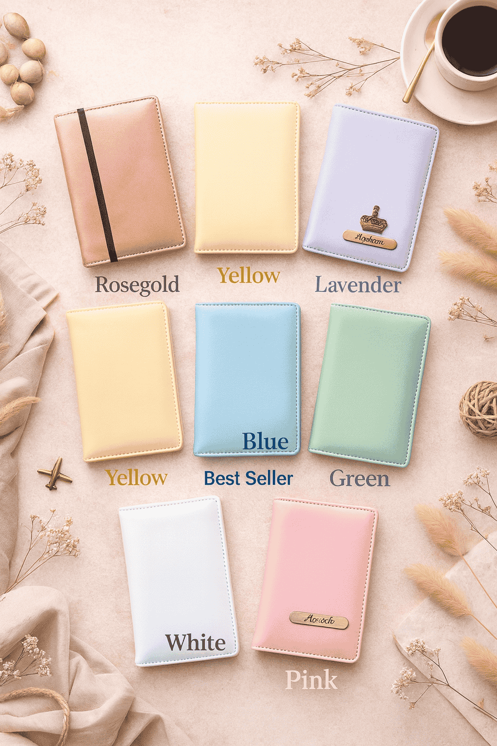 Premium Personalised Passport Cover - Stylish Travel Wallet