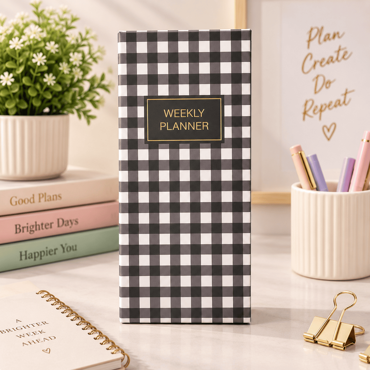 Weekly Planner Notebook – Undated Weekly Organizer for To-Do Lists, Priorities & Notes