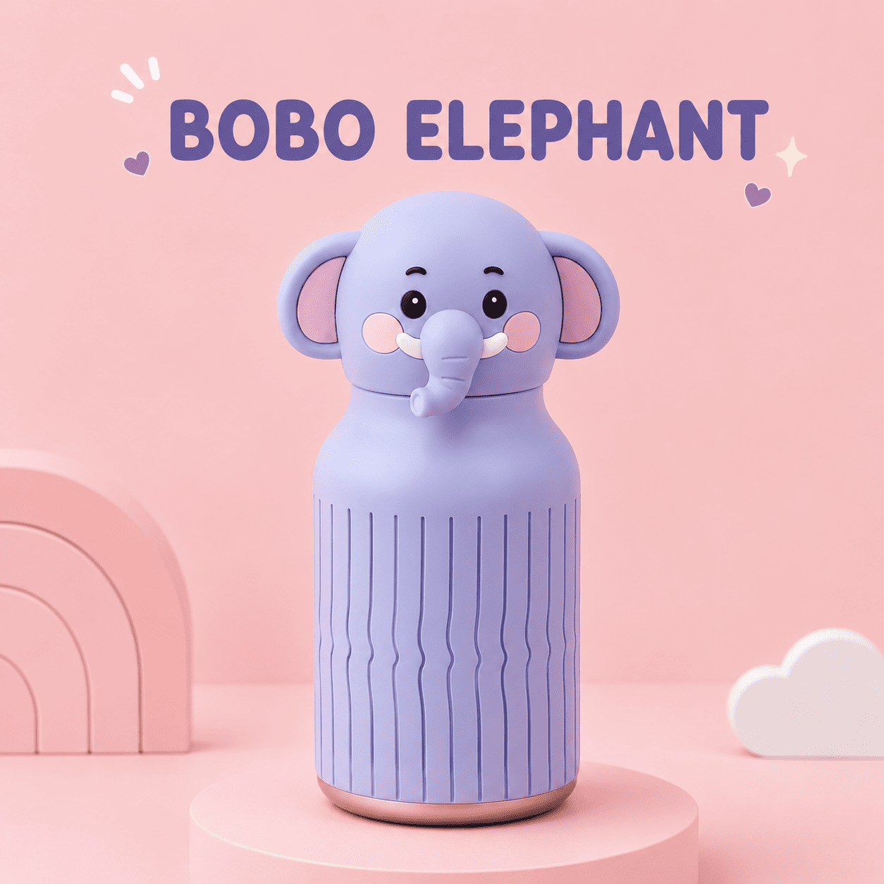 Cute Animal Stainless Steel Water Bottle – Insulated Kids Bottle