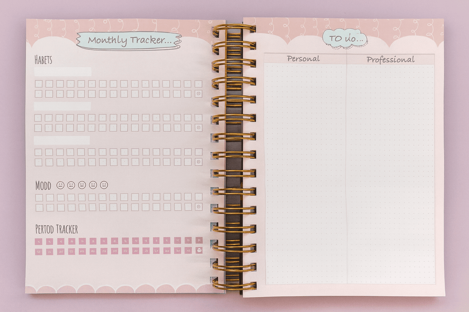 2026 Planner Gift Box – Cute Stationery Set with Planner, Calendar & Stickers