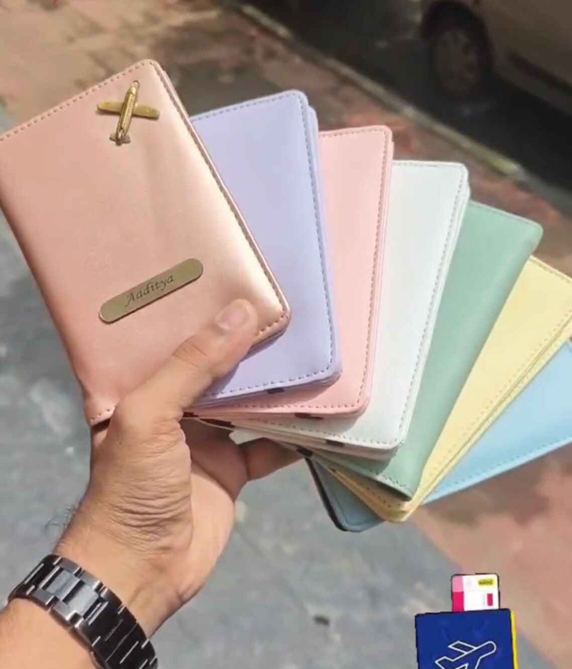 Premium Personalised Passport Cover - Stylish Travel Wallet