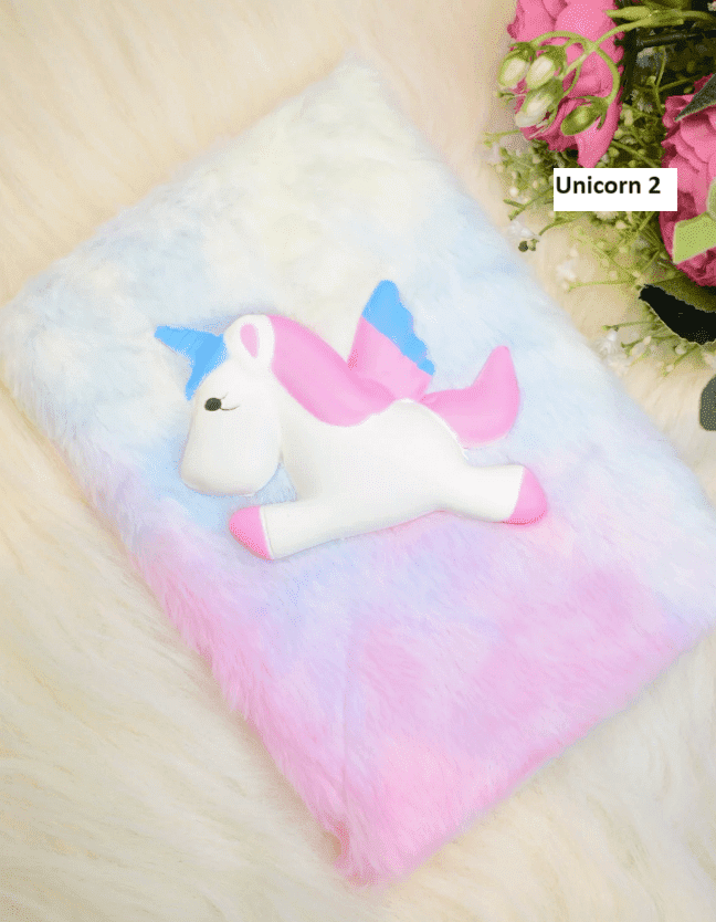 Cute Squishy Fur Notebook