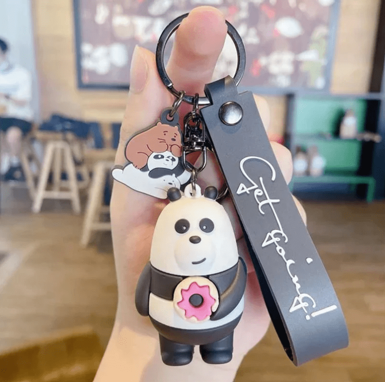 Cute We Bare Bear Keychain