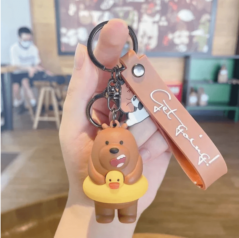 Cute We Bare Bear Keychain