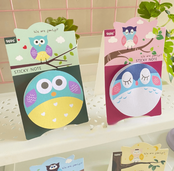 Cute Owl Sticky Notes