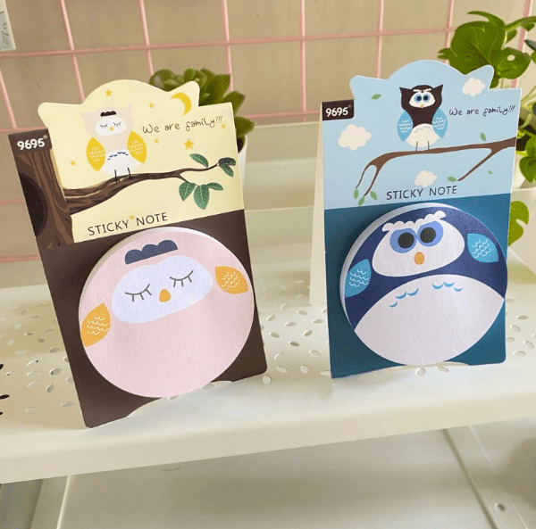 Cute Owl Sticky Notes