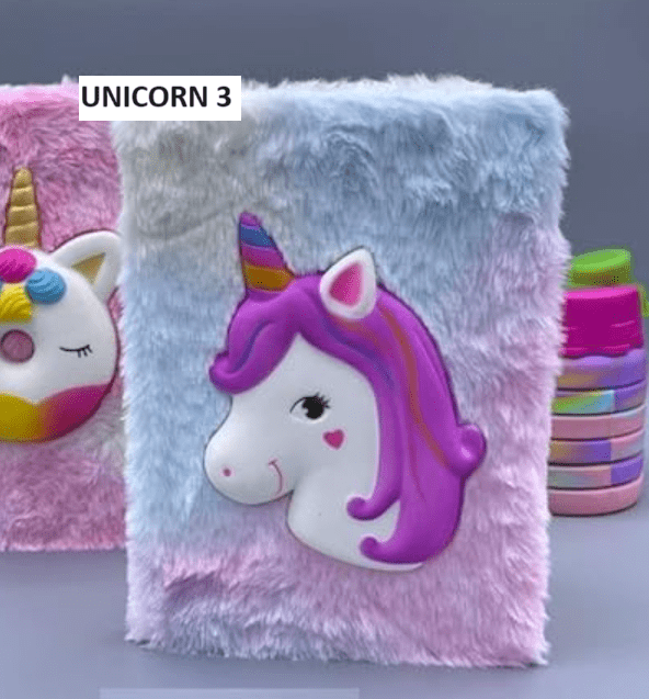 Cute Squishy Fur Notebook