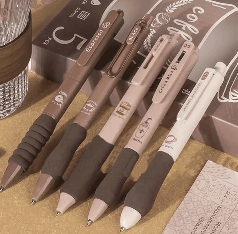 Coffee Theme Kawaii Pen Set