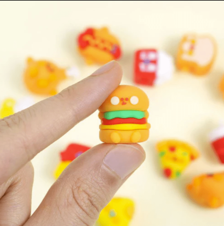 Cute Food Eraser Set (16 pcs)