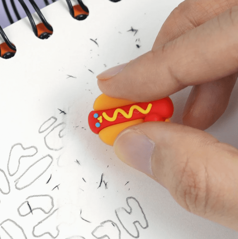 Cute Food Eraser Set (16 pcs)