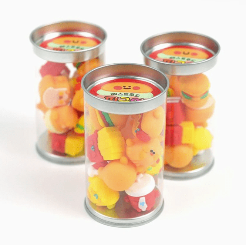 Cute Food Eraser Set (16 pcs)