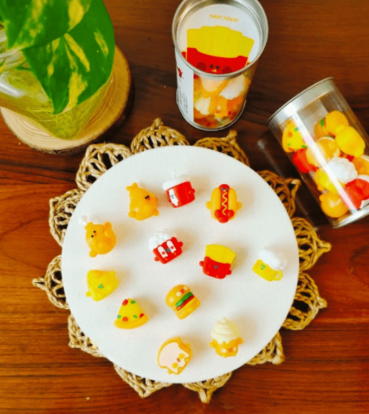 Cute Food Eraser Set (16 pcs)