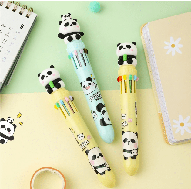 Cute Panda 10 in 1 Pen