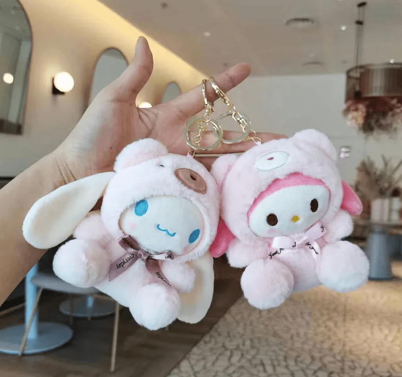 Cute Sanrio Plush Keychain