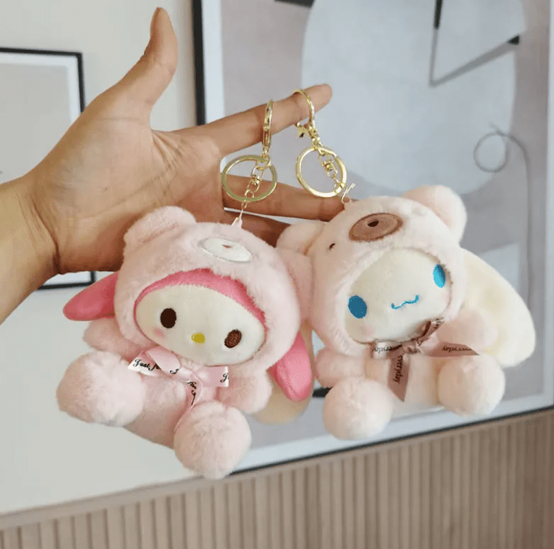 Cute Sanrio Plush Keychain