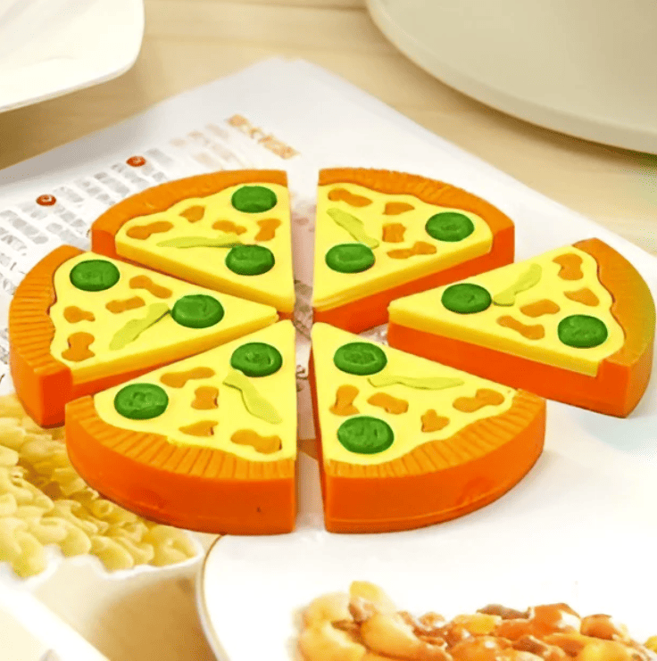 Cute Pizza Eraser