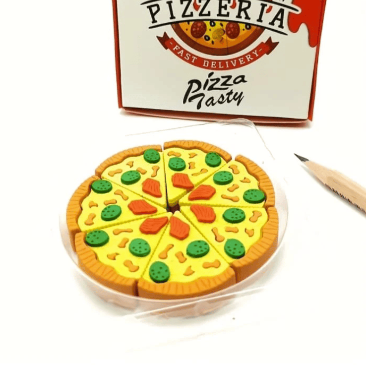 Cute Pizza Eraser
