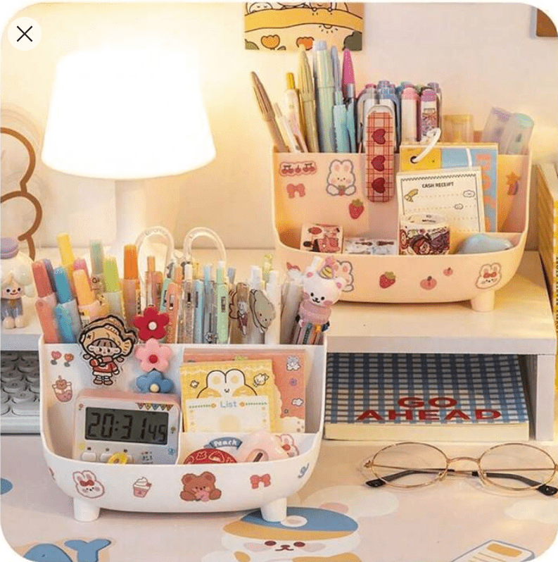 Cute Kawaii Desk Organizer