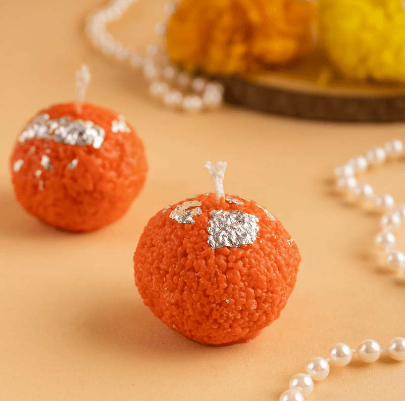 Ladoo Candle (Set of 6)