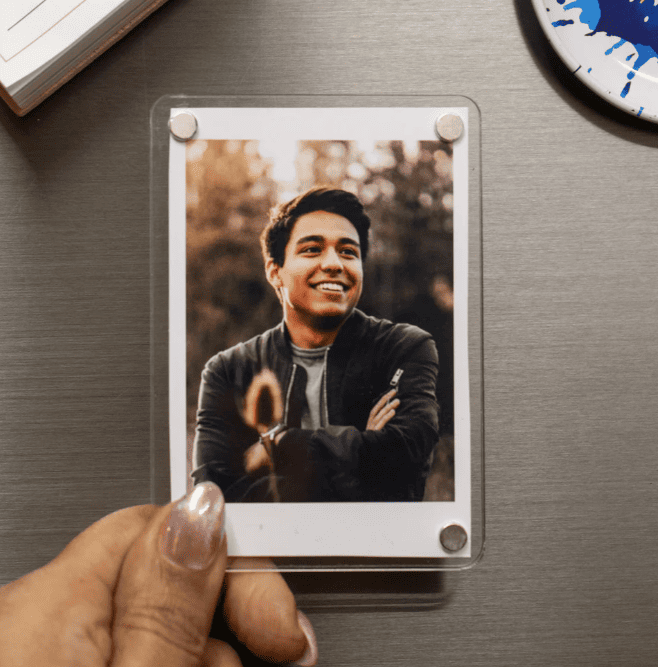 Customised Polaroid Photo Fridge Magnet Frame