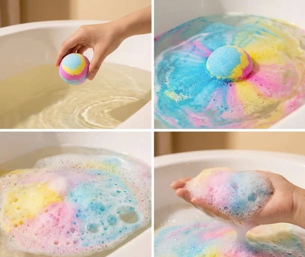 Bath Bombs for Kids with Surprise Toys Inside - Handmade Natural Safe Ingredients for Sensitive Skin