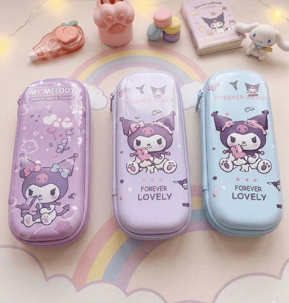 Cute Kuromi Pencil Pouch | Kawaii Pencil Case for Kids & Girls |