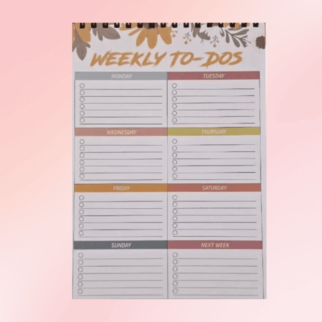 Aesthetic Weekly Planner