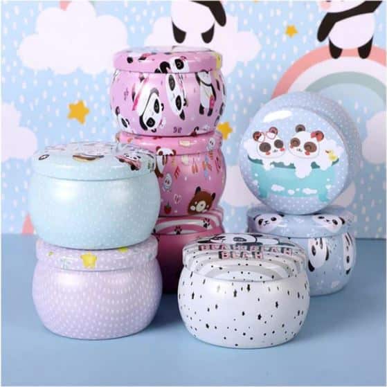 Panda Storage Tin Box