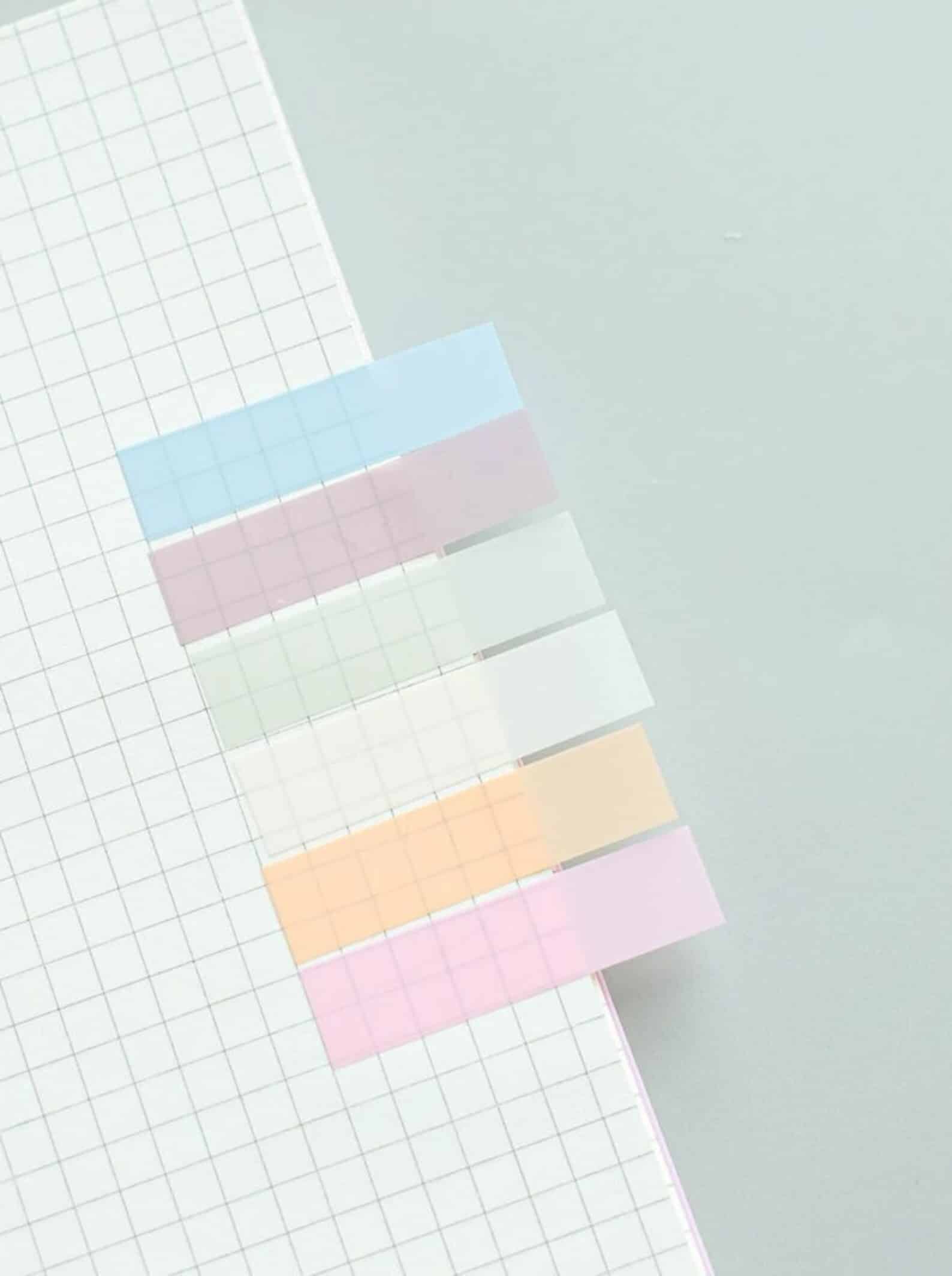 Pastel Index Sticky Notes